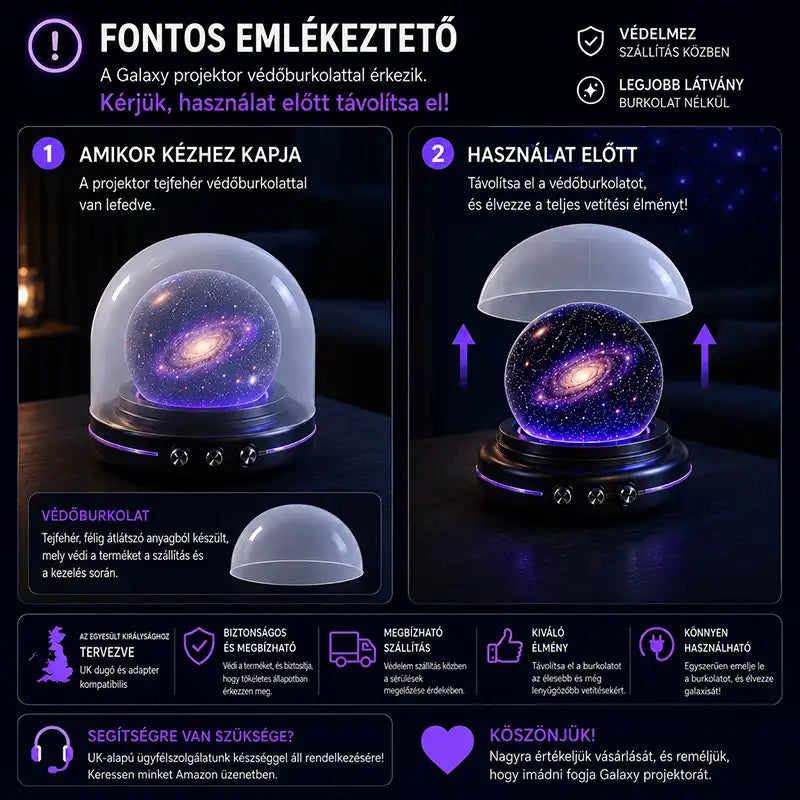 Topacme® 🌌 Éjszakai fényprojektor 🔮🔮