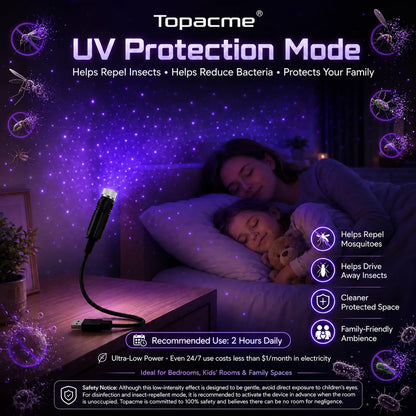 Topacme® 2-in-1 Immersive Projection & Purple Ambient Protection Mode💝⭐
