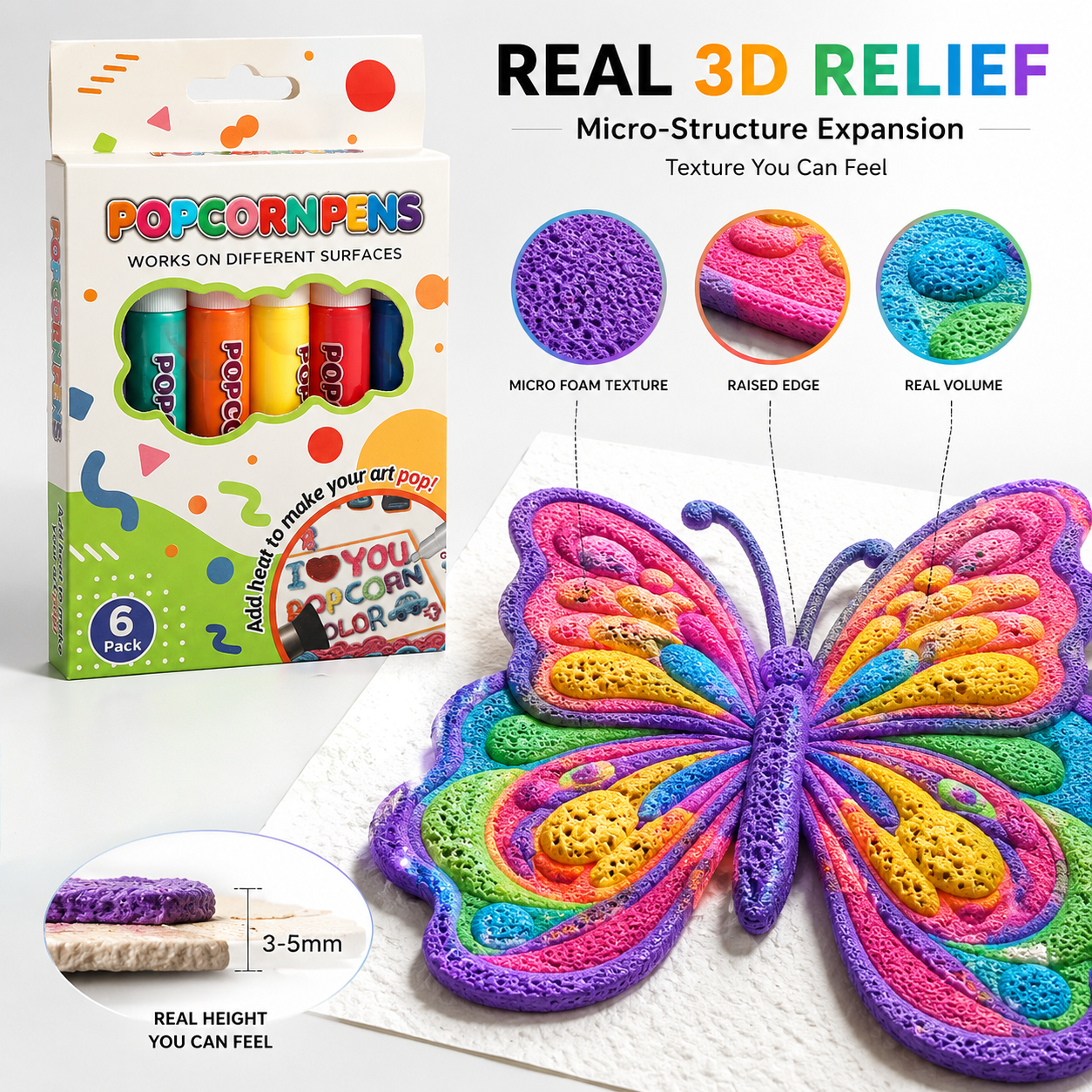 Takarítson meg 50%-ot 🎀 ha még ma rendel | IEY® 3D Relief Art Pen – Alakítsa a lapos rajzokat tapintható 3D műalkotásokká 🪄