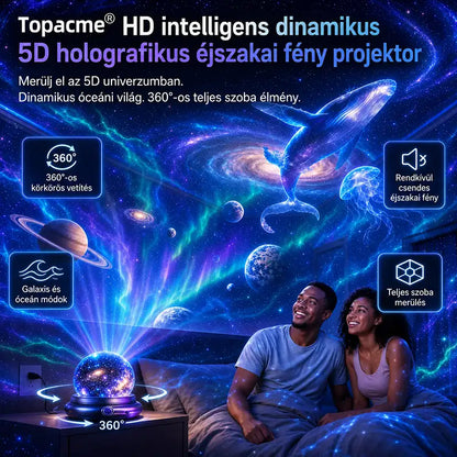 Topacme® 🌌 Éjszakai fényprojektor 🔮🔮