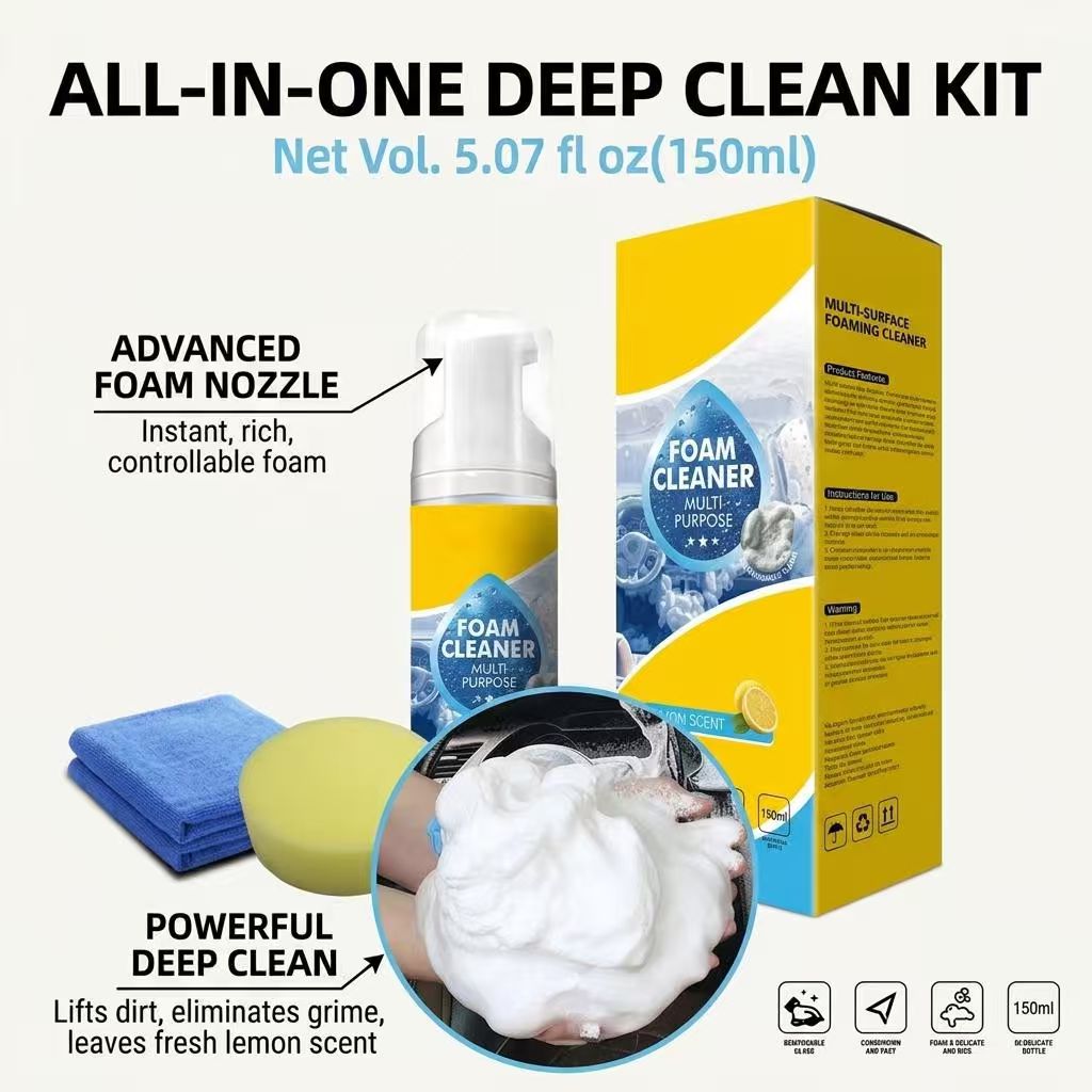 Last Day 80% OFF💦4-in-1 Multi-Enzyme Foam Cleaner✨